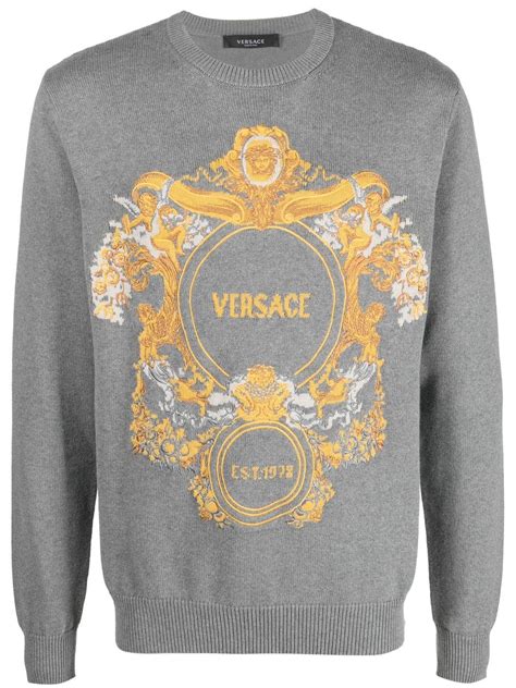 Versace Maglione Con Maniche Lunghe 